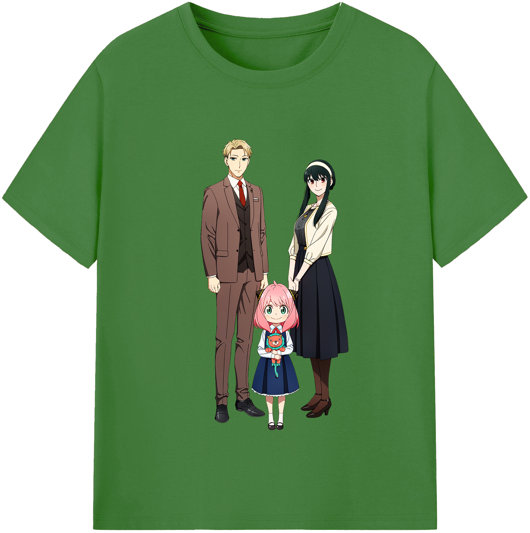 （画像用） SPY×FAMILY间谍家家酒 レディースカジュアルプリントTシャツ（綿100％）